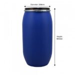 150 Litre Open Head Plastic Drum - Pack of 10 - Image 2