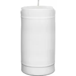 15 Gallon White Tight Head Plastic Drum, UN Rated, 2" & 3/4" Fittings - Image 2