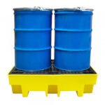 2 Drum Spill Pallet With Removable Grid - 240 Litre - Image 2