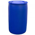 220 Litre Blue Plastic Barrel - Tight Head UN Approved
