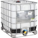 275 Gallon IBC Tote, Rebottled, UN Rated, 2" NPT Valve, Steel/Composite Pallet