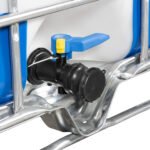 275 Gallon IBC Tote, Standard Reconditioned, UN Rated, 2" Camlock Valve, Steel or Composite Pallet - Image 2