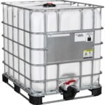 275 Gallon IBC Tote, New, UN Rated, 2 Camlock Valve, Composite Pallet, UV Additive