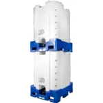 275 Gallon Plastic IBC Tote, UN Rated, 2" Camlock Valve w/Gasket - Image 3