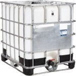 275 Gallon Natural IBC Tote, Standard Reconditioned, UN Rated, Various Valve & Pallet Styles