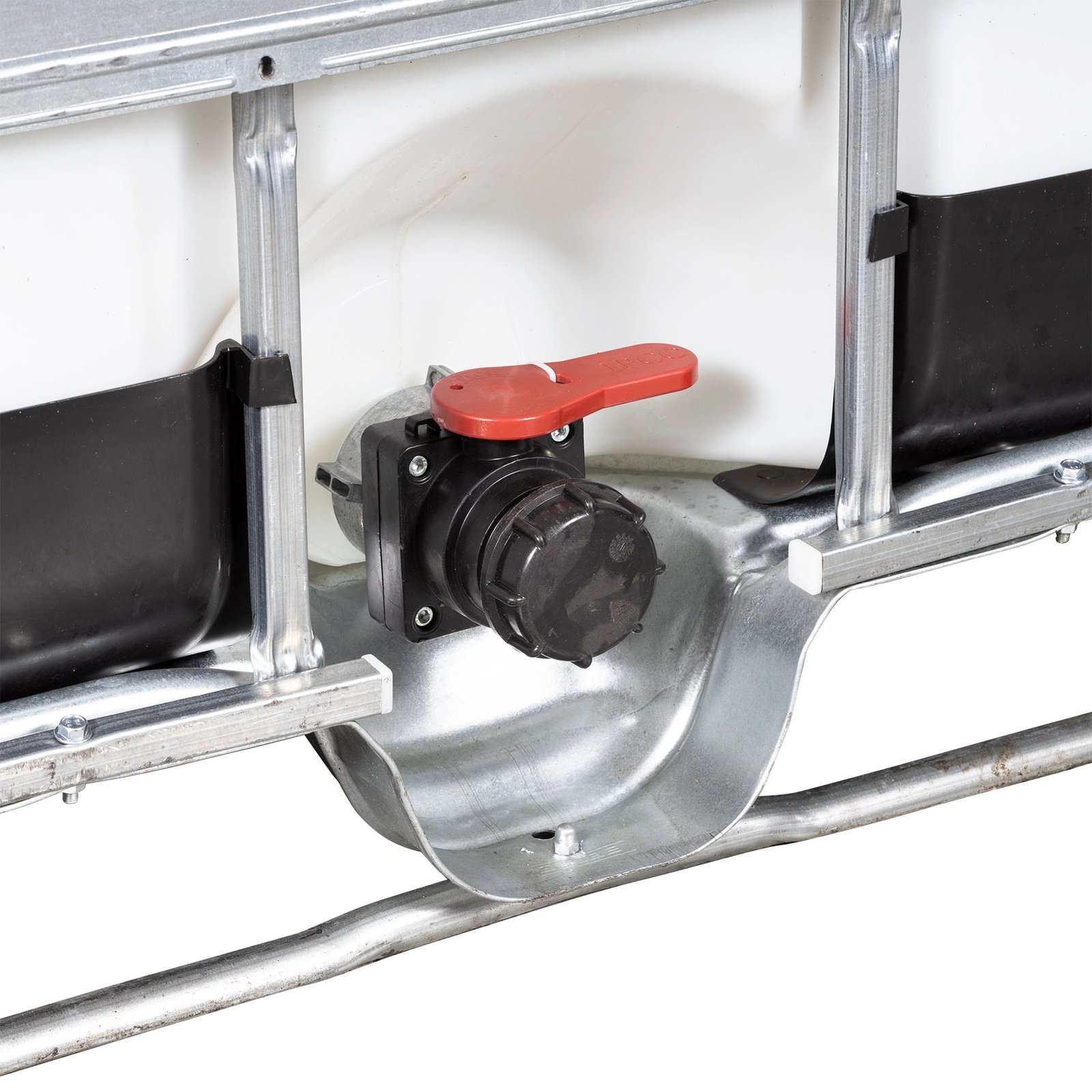 275 Gallon Natural IBC Tote, Standard Reconditioned, UN Rated, Various Valve & Pallet Styles - Image 2