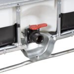 275 Gallon Natural IBC Tote, Standard Reconditioned, UN Rated, Various Valve & Pallet Styles - Image 3