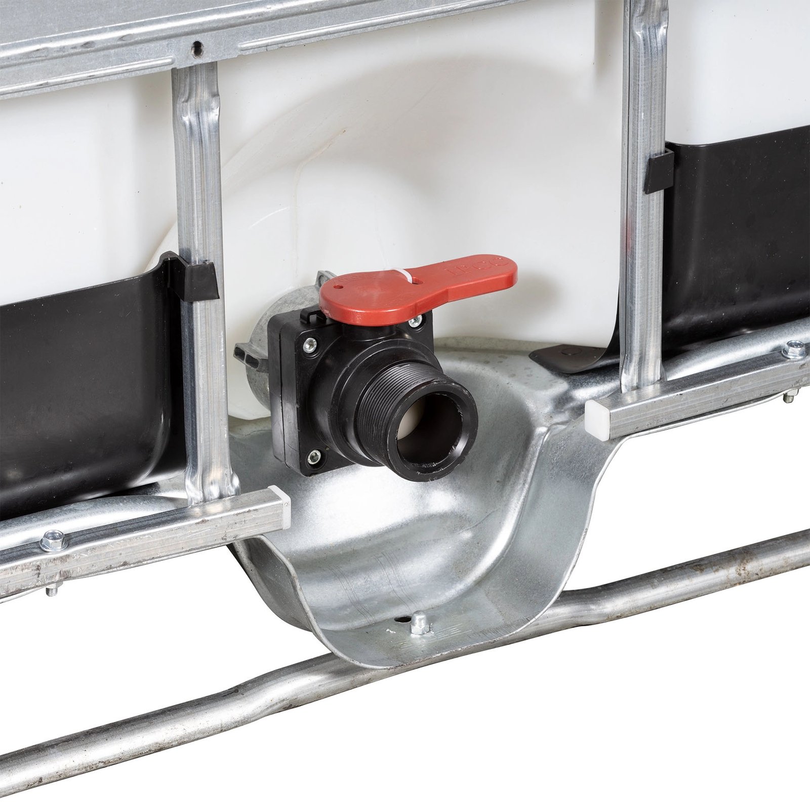 275 Gallon IBC Tote, Standard Reconditioned, UN Rated, 2" NPT Valve, Steel or Composite Pallet - Image 4