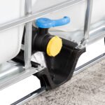 275 Gallon IBC Tote, New, UN Rated, 2" NPT Valve, Composite Pallet - Image 3