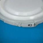 30 Gallon Blue Plastic Drum, UN Rated, Cover w/Metal Lever Lock - Image 3