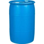 30 Gallon Tight Head Plastic Drum, Reconditioned, UN Rated, 2" NPS & 2" Buttress
