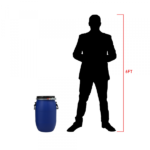 30 Litre Open Head Plastic Drum - Pack of 36 - Image 3