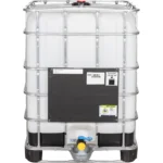 330 Gallon IBC Tote, Rebottled, UN Rated, 2" NPT Valve, Steel/Composite Pallet - Image 2