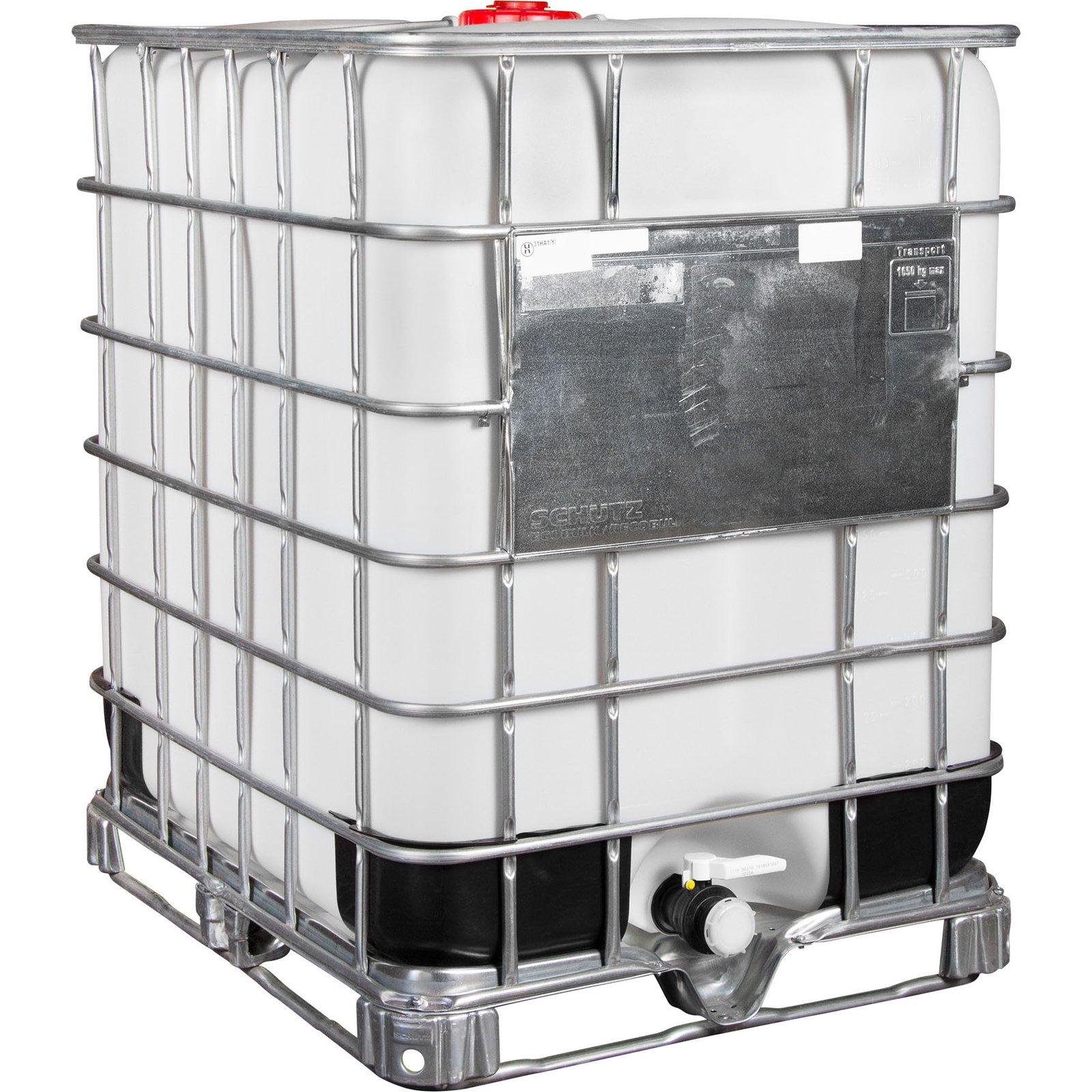 330-gallon-schuetz-ibc-tote_rebottled_un-rated_2-inch-camlock-valve_various-pallet-styles_26wc3s_1 330 Gallon IBC Tote, Rebottled, UN Rated, 2" Camlock Valve, Steel/Composite Pallet - Image 1