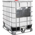 330 Gallon IBC Tote, Rebottled, UN Rated, 2" Camlock Valve, Various Pallet Styles