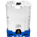 330 Gallon Plastic IBC Tote, UN Rated, 2" Camlock Valve w/Gasket - Image 2