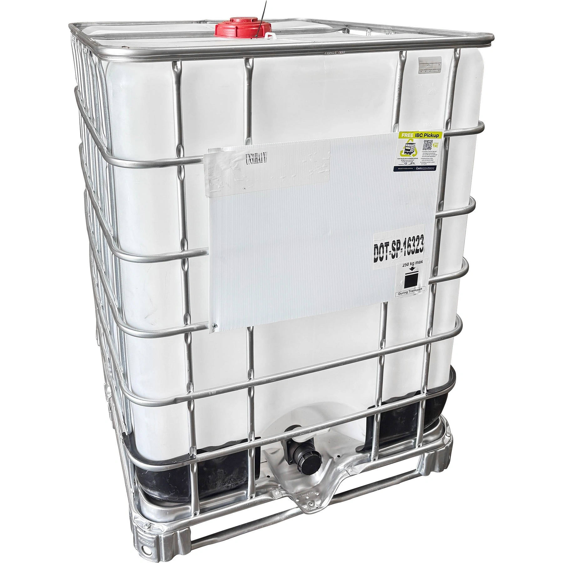 330gal-ibc-tote_rebottled_un-rated_2in-camlock-valve-with-viton-gasket_various-pallet-styles_26wpt8_1 330 Gallon IBC Tote, Rebottled, UN Rated, 2" Camlock Valve w/VITON Gasket, Various Pallet Styles - Image 1