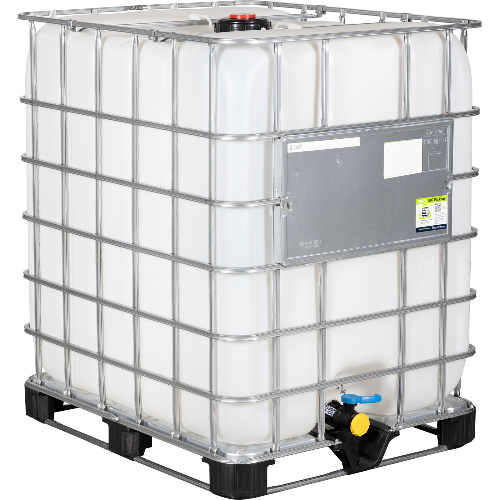 330gal-ibc-tote_un-rated_2in-npt-valve_composite-pallet_26wn3n_1 330 Gallon IBC Tote, New, UN Rated, 2" NPT Valve, Composite Pallet - Image 1