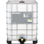 330 Gallon IBC Tote, New, UN Rated, 2" NPT Valve, Composite Pallet - Image 2