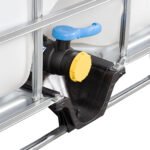 330 Gallon IBC Tote, New, UN Rated, 2" NPT Valve, Composite Pallet - Image 3