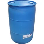 55 Gallon Blue Tight Head Plastic Drum, Reconditioned, Stains & Scratches - Image 3