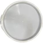 55 Gallon Black Plastic Drum, Taper Sided, UN Rated, Natural Cover w/Plastic Lever Lock - Image 2