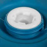55 Gallon Blue Tight Head Plastic Drum, Reconditioned, UN Rated, 2" NPS & 2" Buttress - Image 3