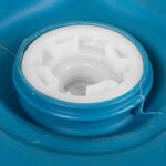 55 Gallon Blue Tight Head Plastic Drum, Reconditioned, UN Rated, 2" NPS & 2" Buttress - Image 4