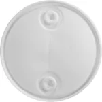 55 Gallon Natural Tight Head Plastic Drum, UN Rated, 2" NPS & 2" Buttress Fittings - Image 2