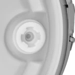 57 Gallon Blue Plastic Drum, UN Rated, 2" & 3/4" Fittings, Cover w/Lever Lock Ring Closure - Image 3