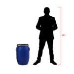 60 Litre Open Head Plastic Drum - Pack of 18 - Image 3