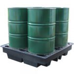 Low Profile Recycled 4 Drum Spill Pallet