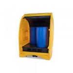 4 Drum Bunded Pallet with Hardcover