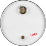 16 Gallon Tight Head Steel Drum, UN Rated, 2" & 3/4" Fittings, Lined - Image 2