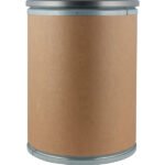 12 Gallon Fiber Drum, Fiber Cover w/Lever Lock Ring