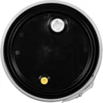 55 Gallon Black Plastic Drum, Cover wLever Lock Ring, Reconditioned, UN Rated, Various Styles - Image 2