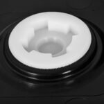 55 Gallon Black Plastic Drum, Cover wLever Lock Ring, Reconditioned, UN Rated, Various Styles - Image 3