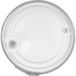 55 Gallon Blue Plastic Drum, Straight Sided, UN Rated, Cover w/Metal Lever Lock, 2" & 3/4" Fittings - Image 2