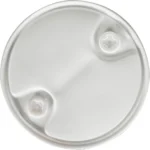 55 Gallon Natural Tight Head Plastic Drum, UN Rated, 2" NPT & 2" Buttress Fittings - Image 2