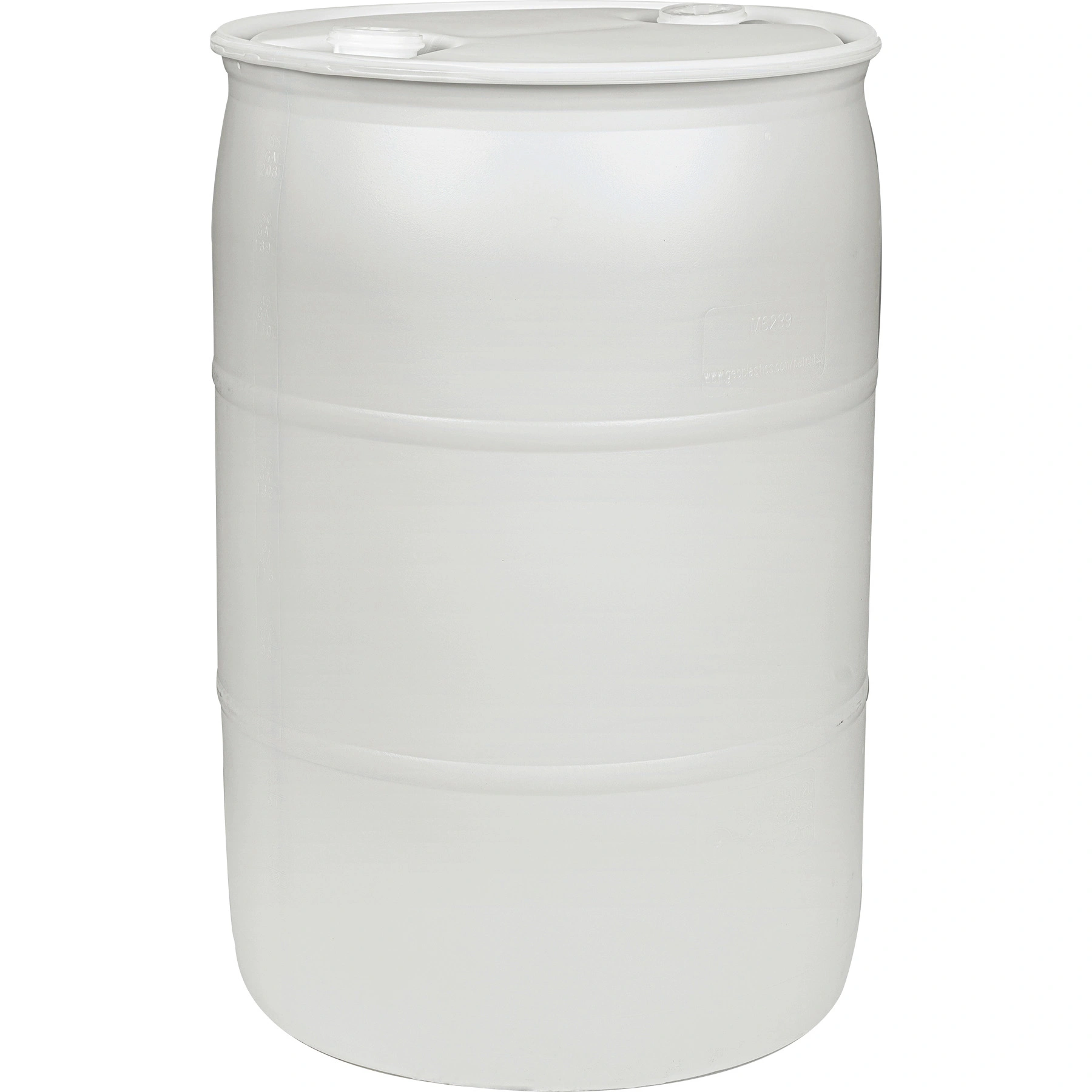55-gallon-natural-tight-head-plastic-drum_un-rated_2-inch-npt-inch-and-2-inch-buttress-fittings_56wgn 55 Gallon Natural Tight Head Plastic Drum, UN Rated, 2" NPT & 2" Buttress Fittings - Image 1