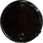 55 Gallon Steel Drum, Black, Reconditioned, Unlined, Cover w/Lever Lock Ring, 2" & 3/4" Fittings - Image 2