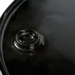 55 Gallon Steel Drum, Black, Reconditioned, Unlined, Cover w/Lever Lock Ring, 2" & 3/4" Fittings - Image 3