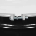 55 Gallon Steel Drum, Black, Reconditioned, UN Rated, Unlined, Cover wBolt Ring, 2 & 34 Fittings - Image 5