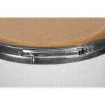 17.5 Gallon (225 lb. Capacity) White Fiber Drum, Fiber Cover w/Lever Lock Ring - Image 2