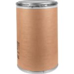 20 Gallon Fiber Drum, UN Rated, Steel Cover w/ Lever Lock Ring
