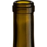 375 ml Antique Green Stretch Hock Wine Bottles, Cork 12/cs - Image 2