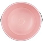 2 Gallon Pink Plastic Pail with Metal Handle (P4 Series) - Image 3