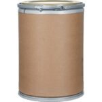 13 Gallon Fiber Drum, Steel Cover w/Lever Lock Ring