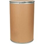 61 Gallon Fiber Drum, Fiber Cover w/Lever Lock Ring