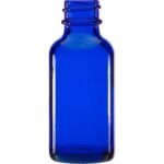 1 oz. Boston Round Bottles, Cobalt Blue Glass, 20mm 20-400